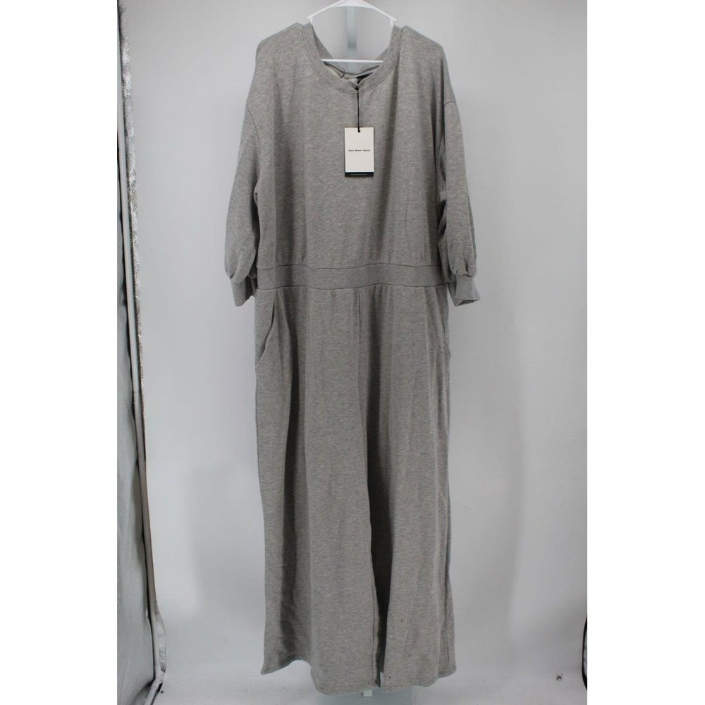 WOMEN'S LONG SLEEVE BODYSUIT GRAY 2X-NEW WITH TAGS